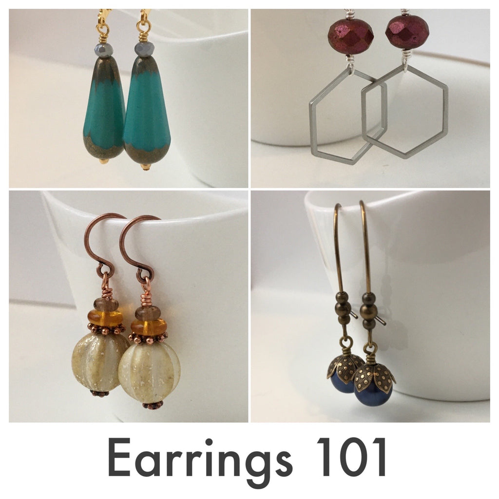 Earrings 101: October 24, 4pm | Class Sign Up